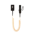 K&B Sport Coiled Paddle Foot Leash - Orange